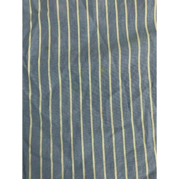 Renamed Blue White Striped Long Sleeve Cold Shoulder Top Cotton Small - Picture 7 of 7